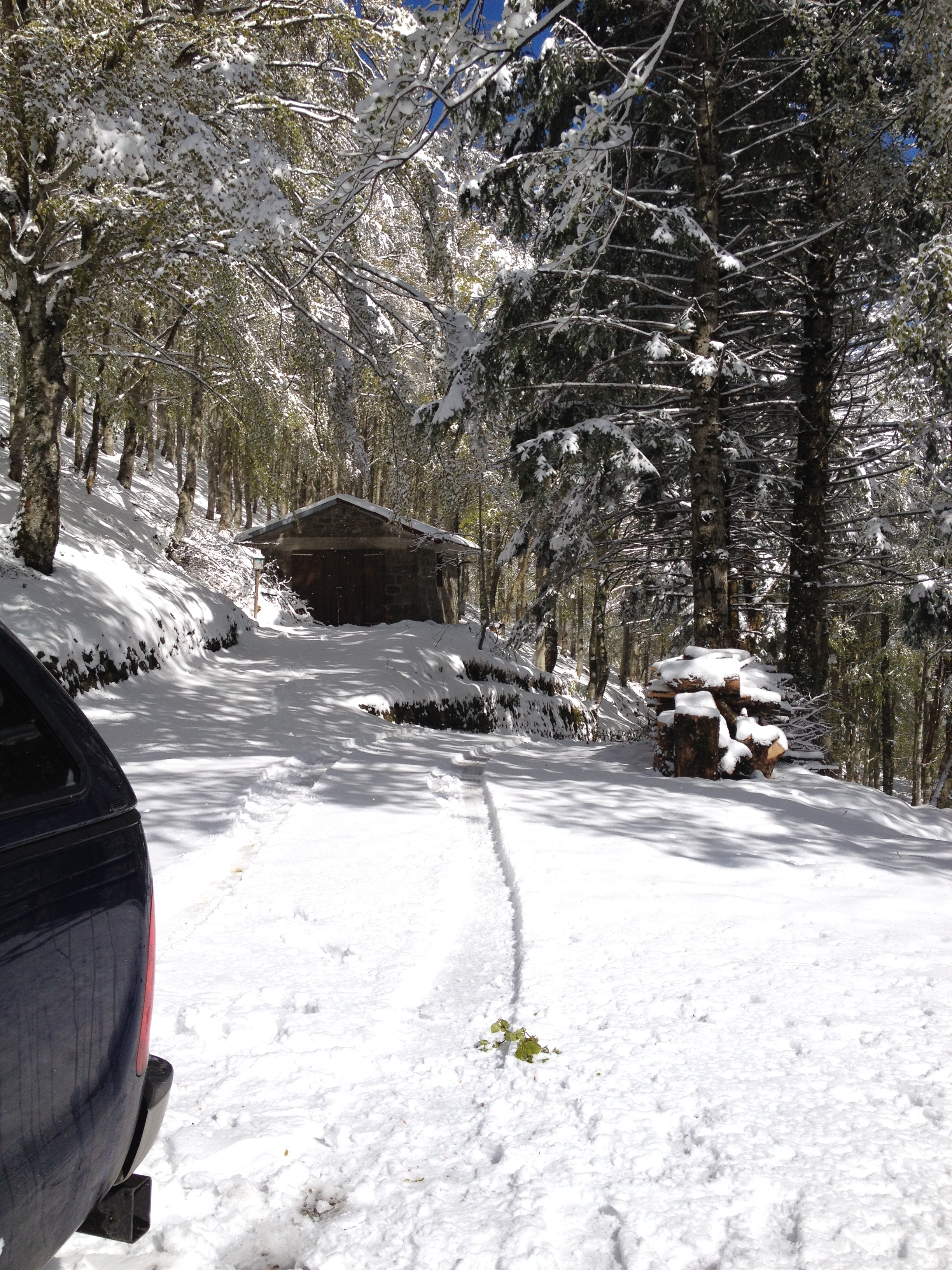 Il Rifugio Rio Re in inverno